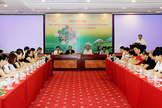 Hội nghị xúc tiến hàng nông sản tỉnh Sơn La năm 2017