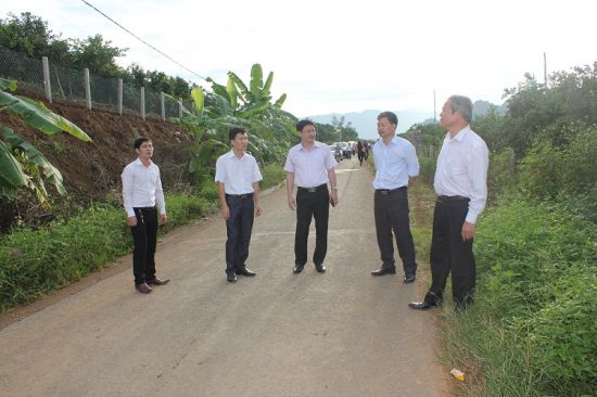 SBA và huyện Sông Mã: Thăm và làm việc tại huyện Cao Phong, Hòa Bình