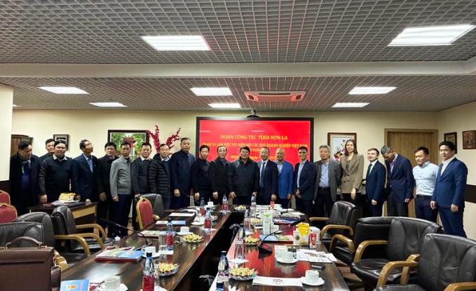 Đoàn công tác tỉnh Sơn La làm việc với Hiệp hội Doanh nghiệp Việt Nam tại Nga: Mở rộng cơ hội kết nối - xuất khẩu Đoàn công tác tỉnh Sơn La làm việc với Hiệp hội Doanh nghiệp Việt Nam tại Nga: Mở rộng cơ hội kết nối - xuất khẩu