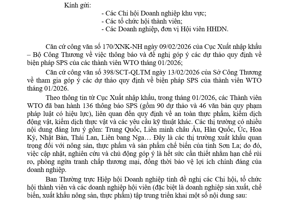 Nghiên cứu dự thảo các quy định về biện pháp SPS của Thành viên WTO tháng 01/2016 Nghiên cứu dự thảo các quy định về biện pháp SPS của Thành viên WTO tháng 01/2016