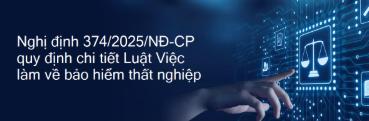 Nghiên cứu, triển khai Nghị định số 374/2025/NĐ-CP của Chính phủ quy định chi tiết một số điều của Luật Việc làm về bảo hiểm thất nghiệp 