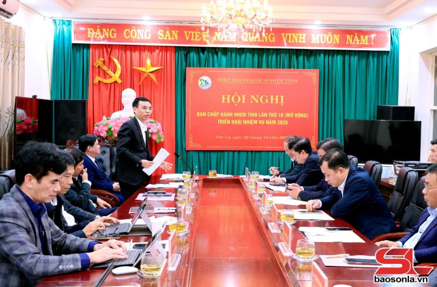 Hiệp hội Doanh nghiệp Sơn La triển khai nhiệm vụ năm 2026