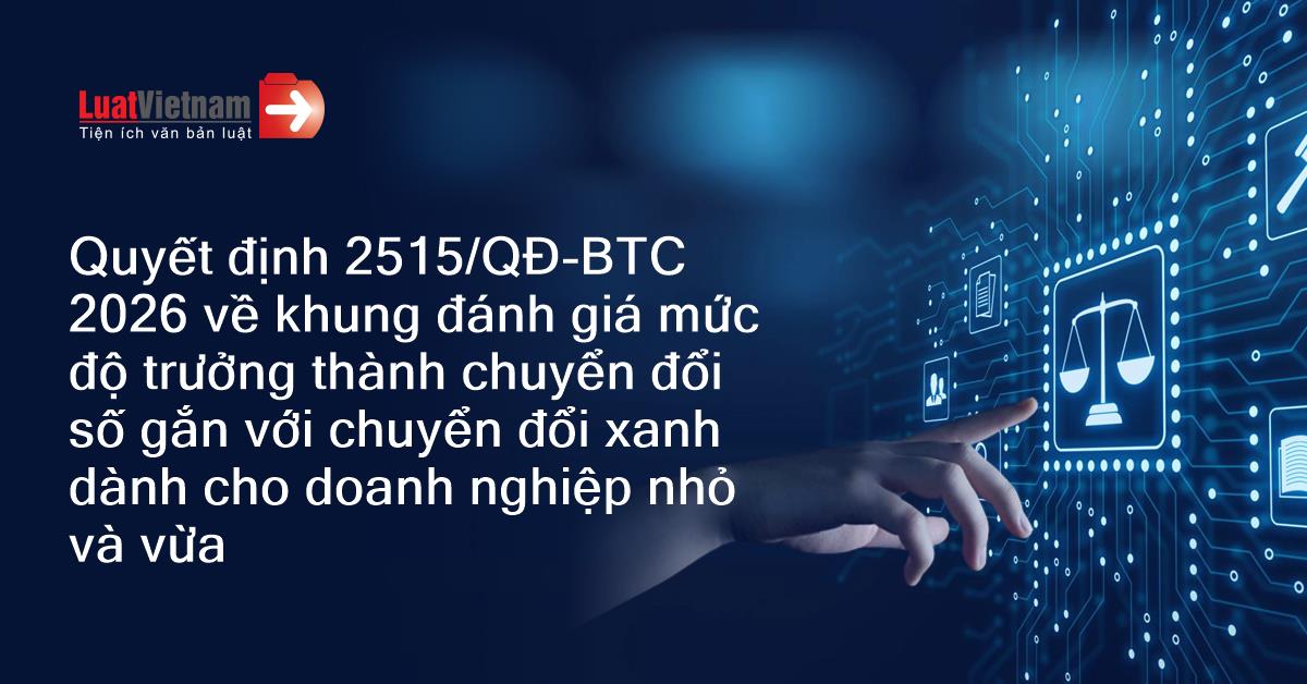 Bộ Tài chính ban hành khung đánh giá mức độ trưởng thành chuyển đổi kép của doanh nghiệp
